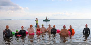 50 døgn i vandet for Julemærkehjemmet.