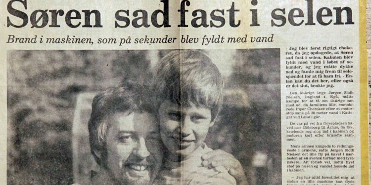 Dramatisk nødlanding på havet – nu som børnebog