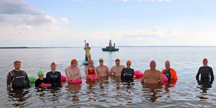 50 døgn i vandet for Julemærkehjemmet.